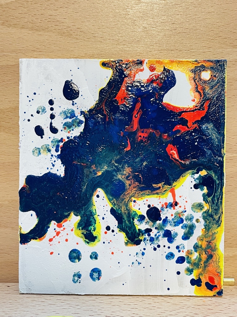 アクリル画 抽象画 原画 フルイドアート - 13's ART - BOOTH