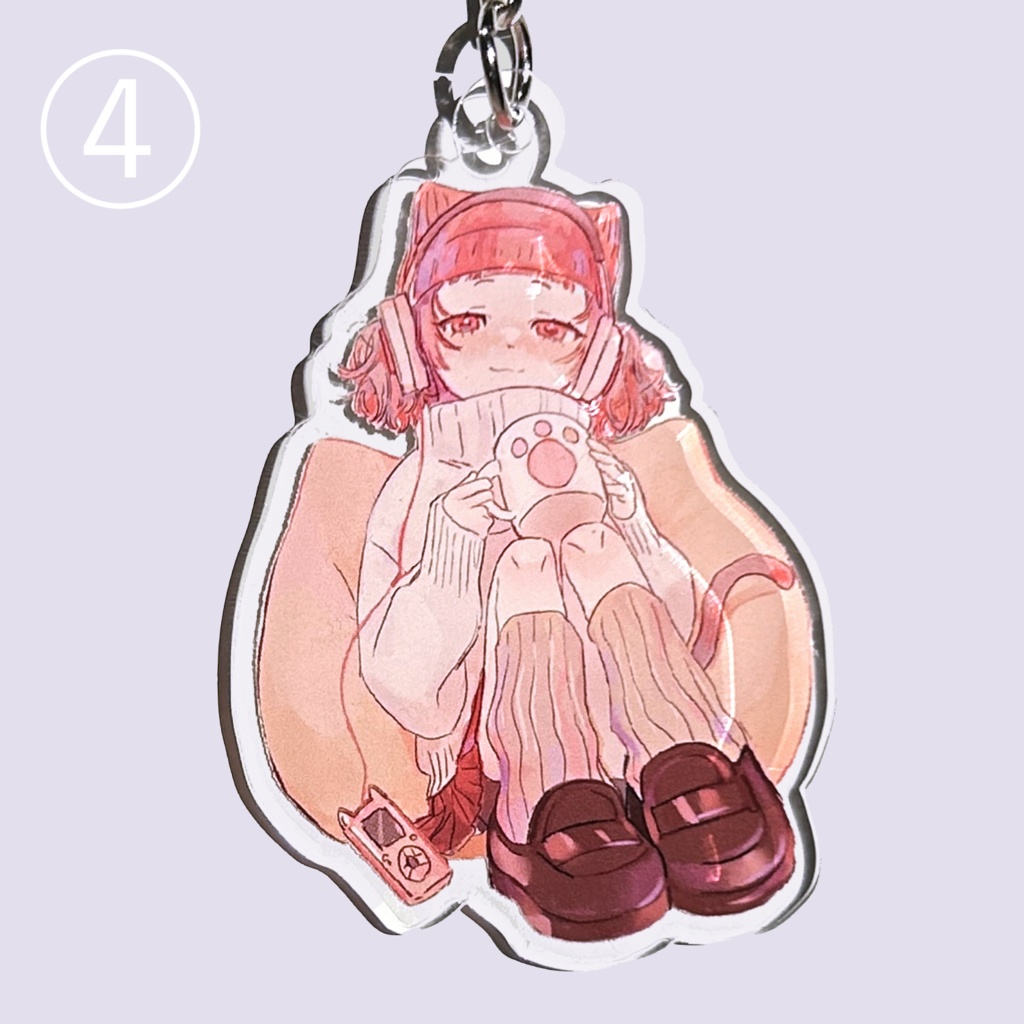 オリジナルアクリルキーホルダー 【全4種】 - cacaotane - BOOTH