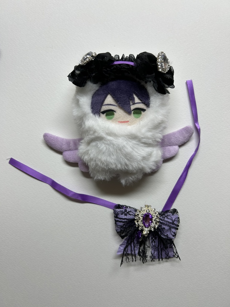 🌈1日限定値下げ🕒【にじぱぺっと サイズ】🌈🕒 ぬい服 着ぐるみ 紫