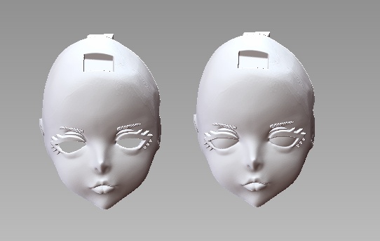 未塗装未組み立てガレージキット / くまくまくま、いちぶのかたち