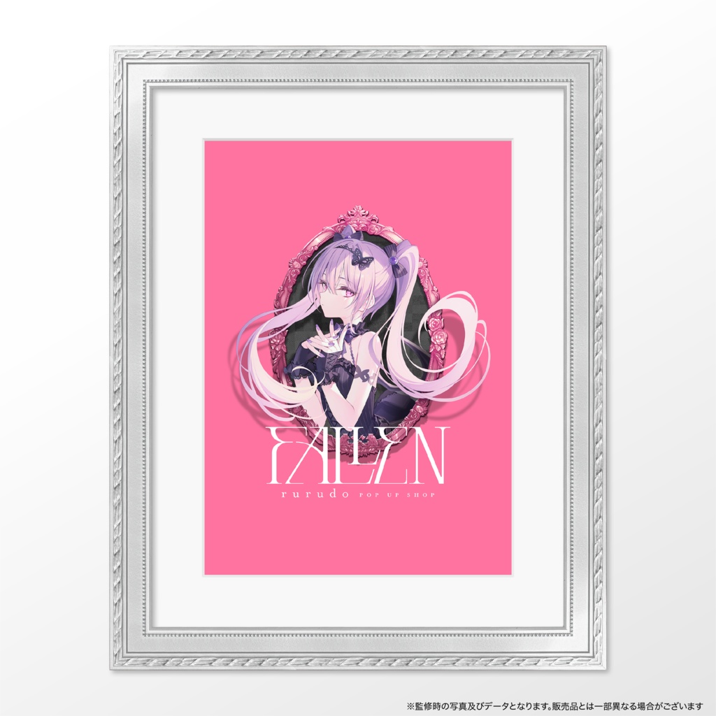 d*3様 rurudo 複製原画 直筆サイン入り「イヴ（TEMPTATION V rurudo