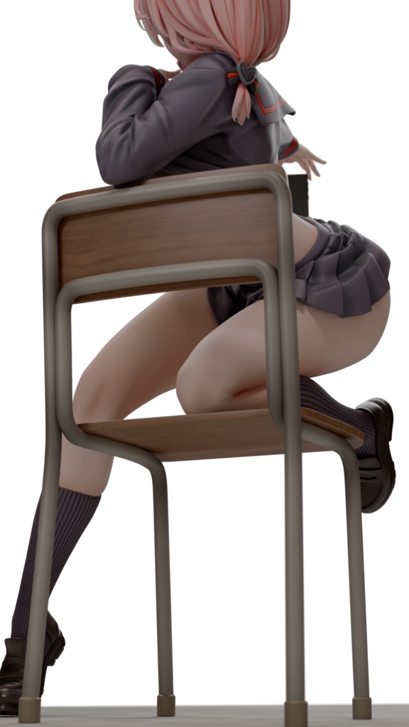 オリジナルキャラクター 「制服ドーナ」 レジンキット - しょっぱい言