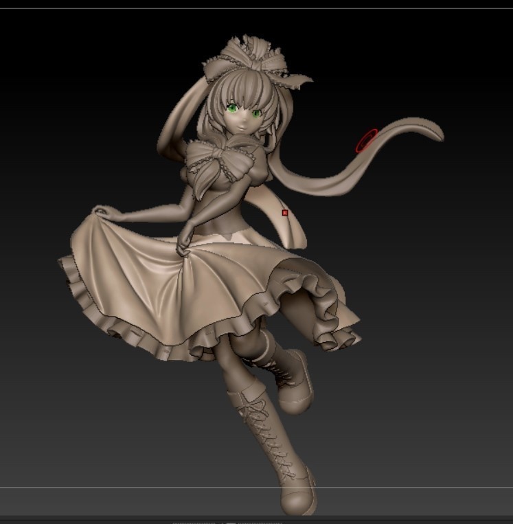 鍵山 雛」 未塗装未組立ガレージキット - ぷっちはうす - BOOTH