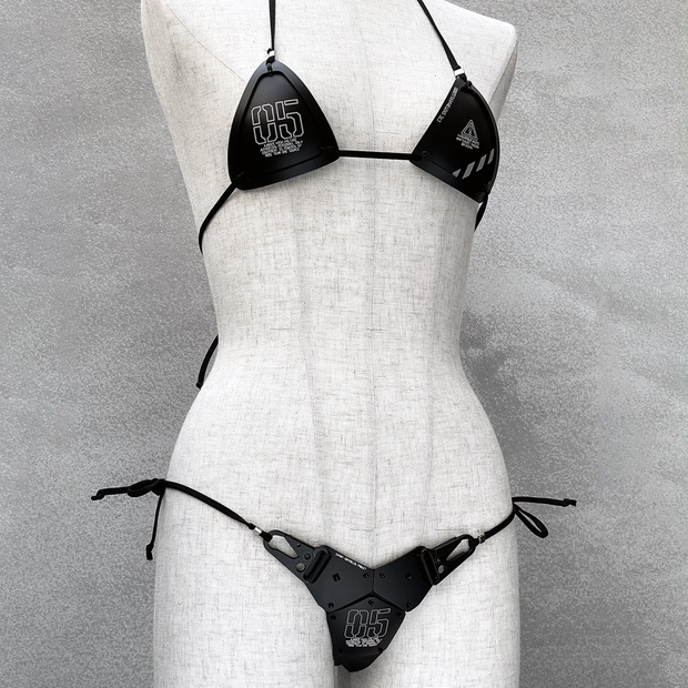 中央町戦術工芸 装甲ビキニユニット type07 black×green 装甲ビキニ