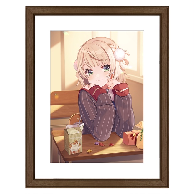 受注生産】複製原画「しぐれうい2021誕生日」（A4） - しぐれうい 5th