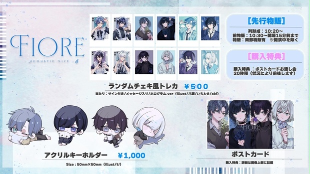 あおしのツーマン 青木葉 ランダムチェキ風トレカ 2024 5/4 Fiore