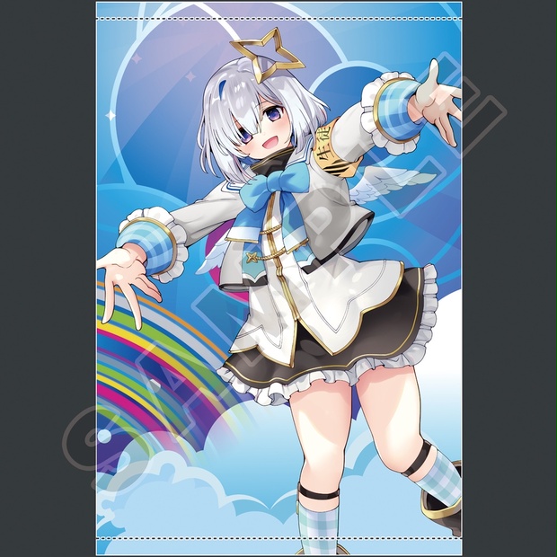 B2タペストリー 天音かなた【スエード/ダブル】 - 幻奏月華園 in BOOTH