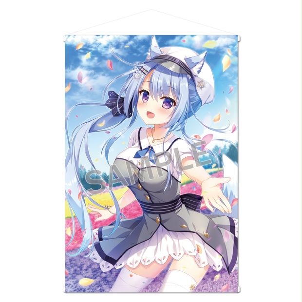 あめとゆき】B2タペストリー Dreamdays キツネさんとお花畑デート