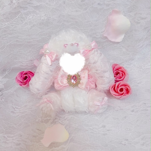 たれみみうさぎ おすわりぬい服 10cm用 - paninano - BOOTH