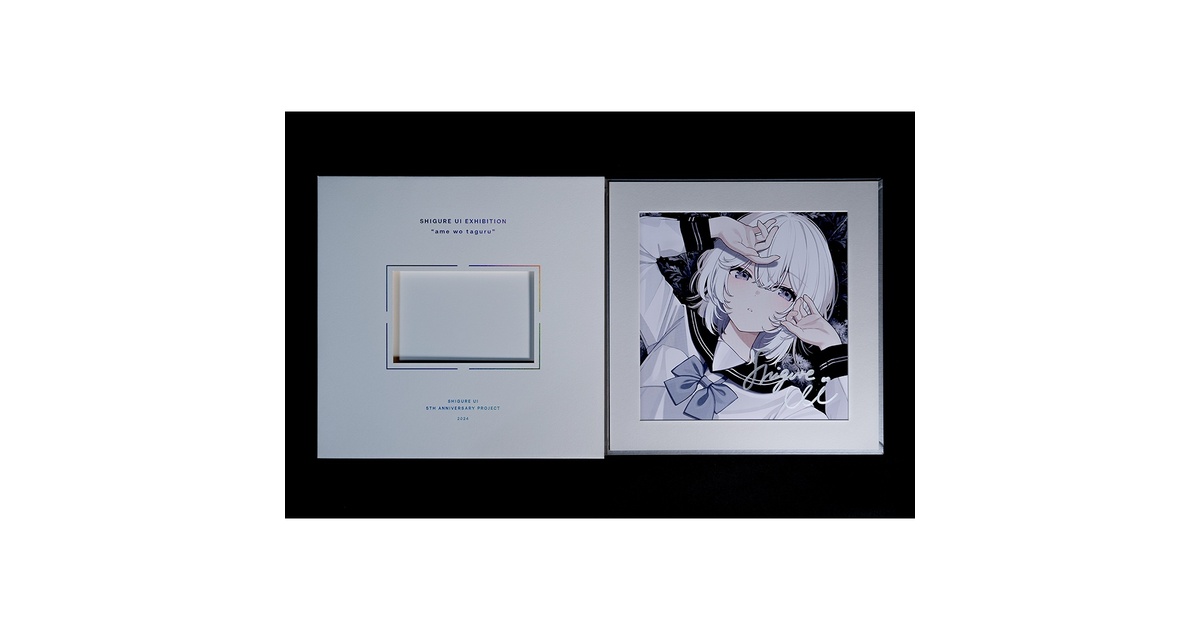 受注生産】豪華仕様 ケース入り直筆サイン色紙 - しぐれうい 5th