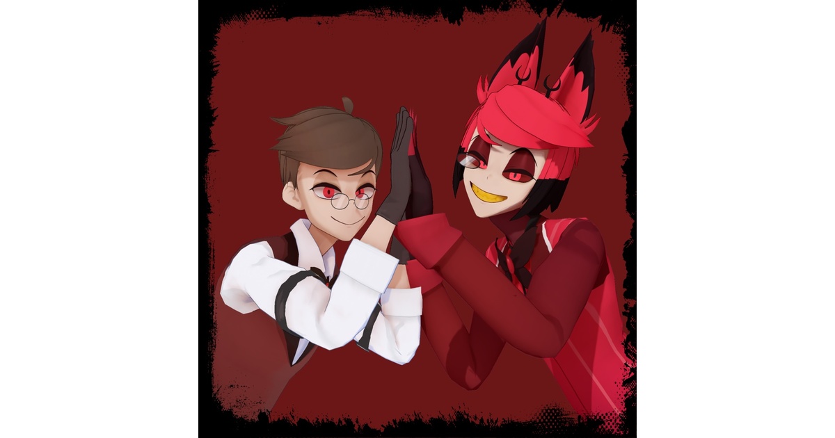 free][updated] Hazbin Hotel / ハズビンホテル アラスター VRM v1.5