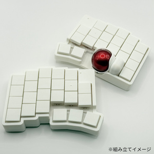 受注生産 納期2週間)tomkeyLk 無線分割式 トラックボール キーボード