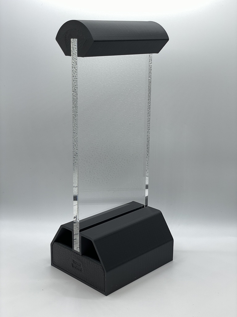 ケーブル収納式 アクリルヘッドホンスタンド - TOMOWORKS - BOOTH