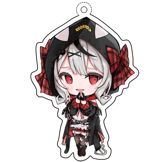 非公式】沙花叉クロヱ アクリルキーホルダー 【ホロライブ】 - 雨