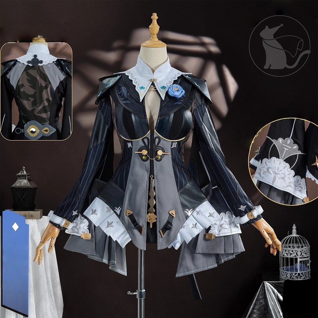 Monenjoy ゼンゼロ イーシェン 儀玄 新衣装 黒色 ゼンゼロ ZZZ YiXuan