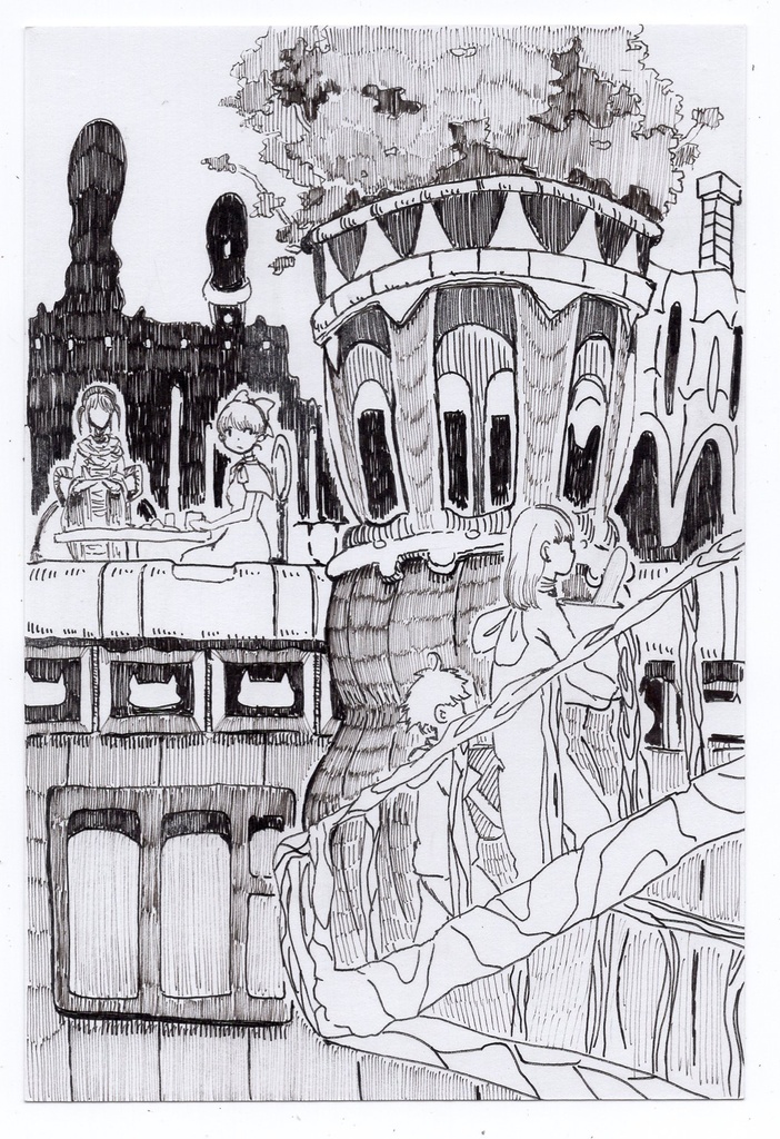 手描きイラスト◇直筆ポストカード◇ - bonjoru - BOOTH