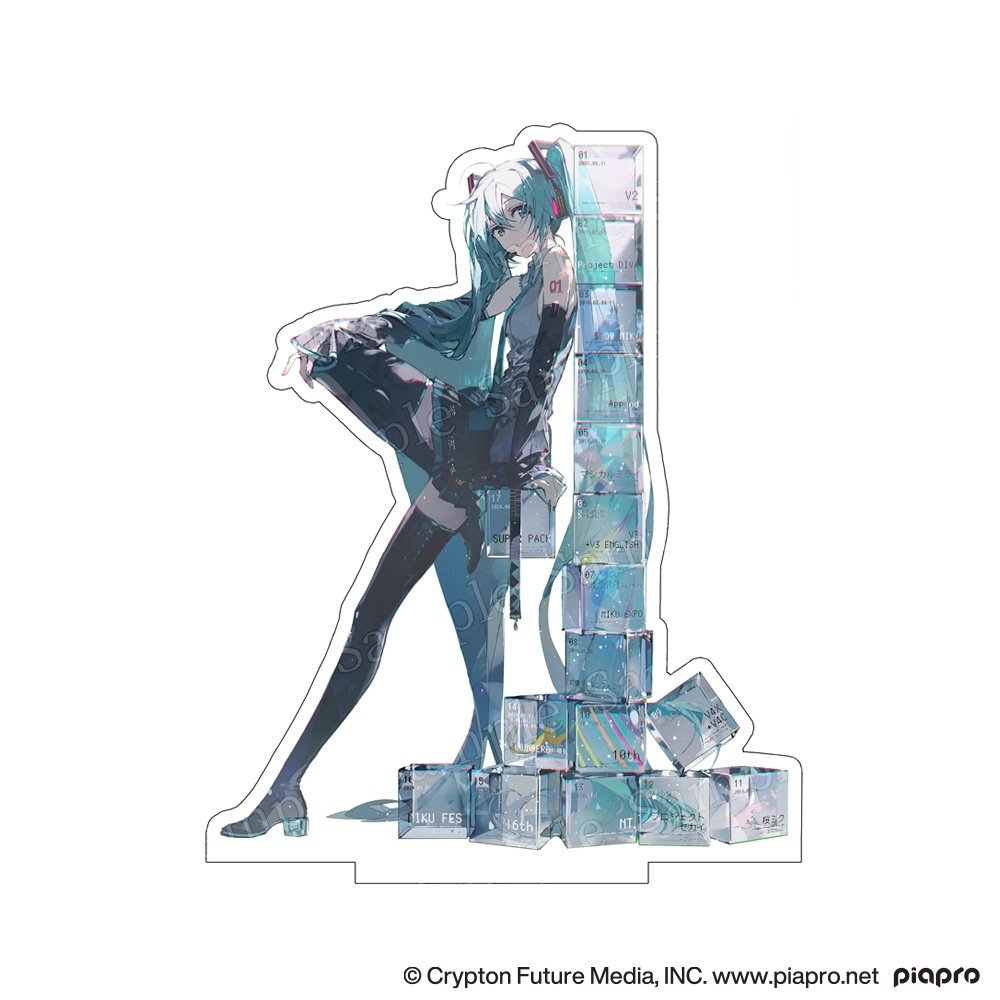 アクリルスタンド＜初音ミク17th Anniversary＞ - Rella Artworks / 不
