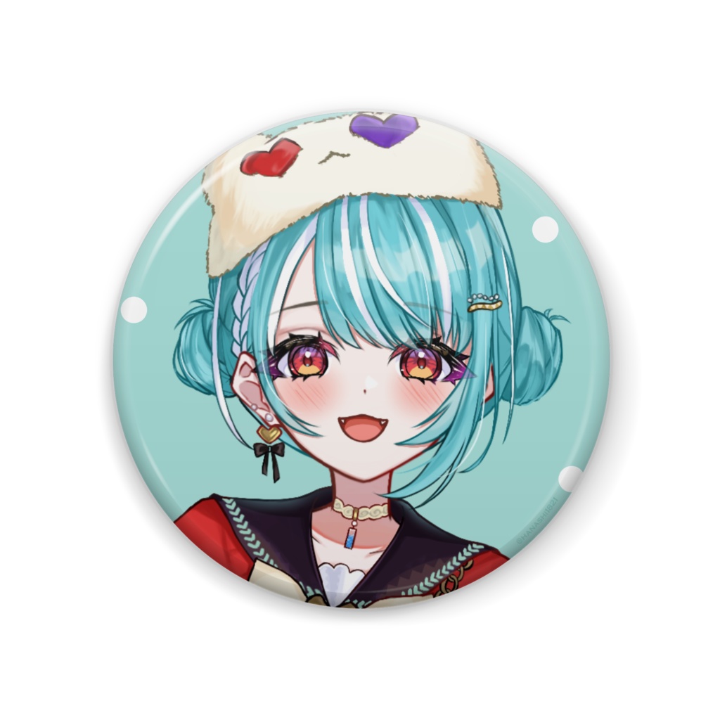 非公式】ぶいすぽっ！白波らむね新衣装 缶バッジ57/38/25mm