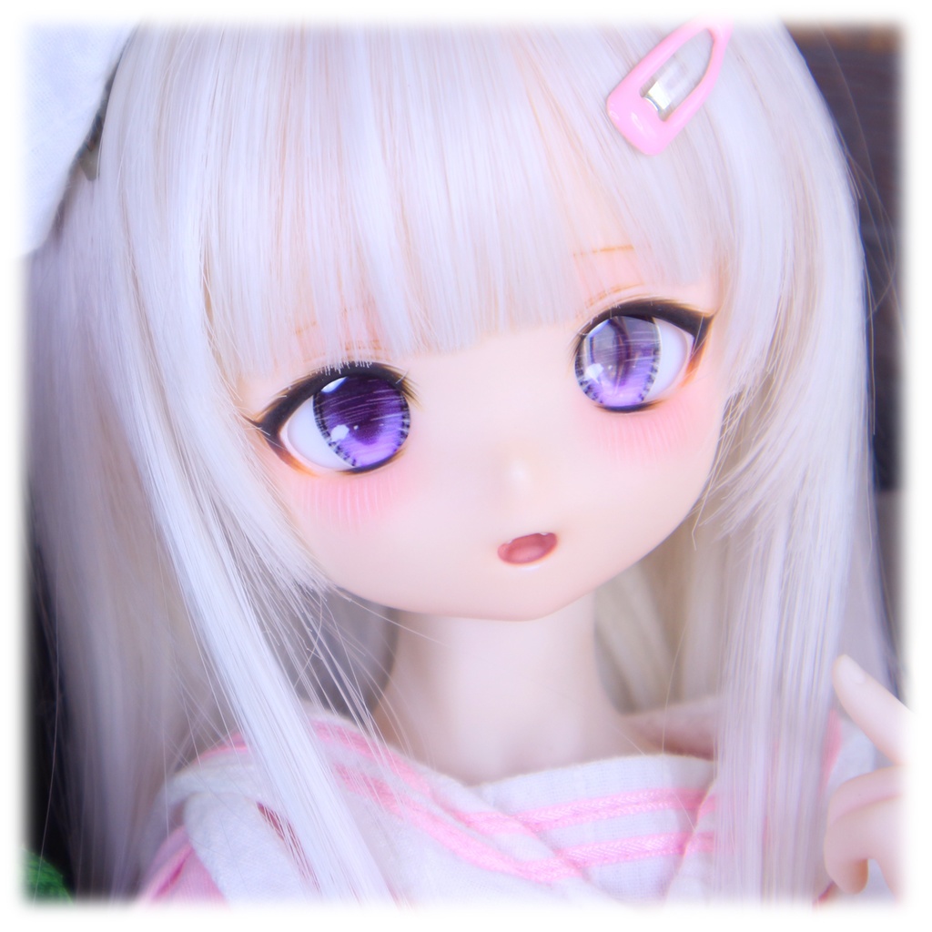 1/4ドールヘッド imomodoll RUBY-A カスタムヘッド セミホワイト肌＋