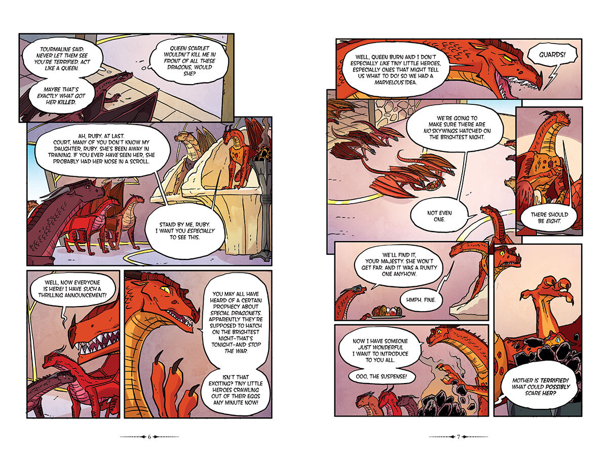 Wings of Fire: The Graphic Novel #8: Escaping Peril | Scholastic