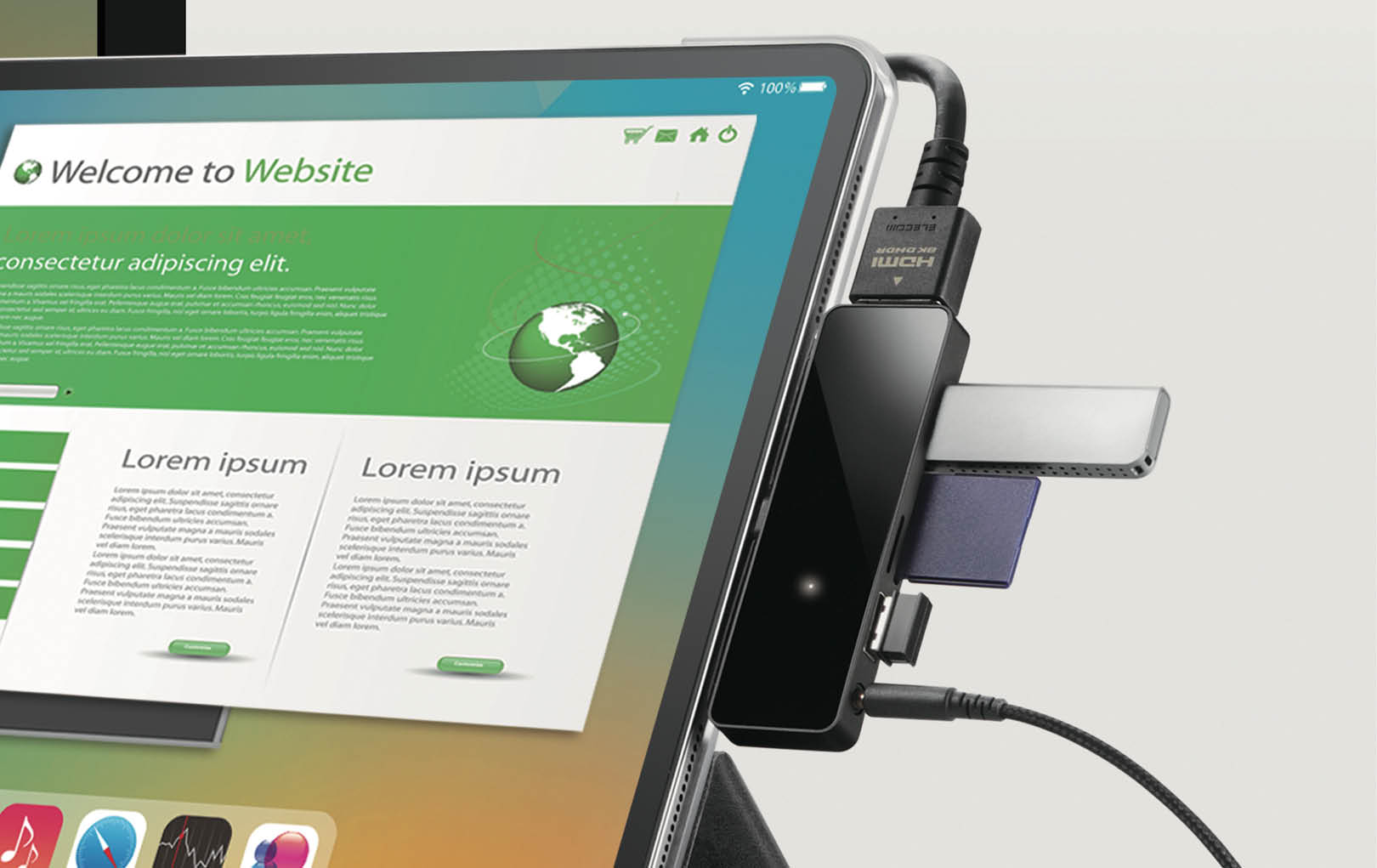 iPadやiPhoneに直挿しできる！ 6-in-1のドッキングステーション | Mac