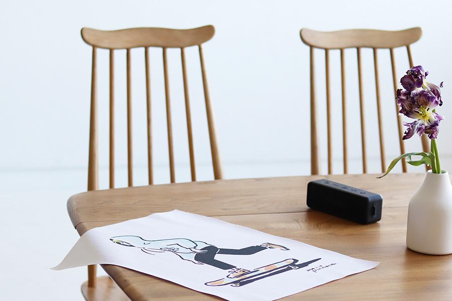 ファブリックポスター：スケボー少年（舛田善信） | nunocoto fabric