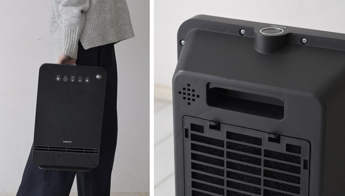 商品情報_大風量セラミックファンヒーター（人感・温度センサー付