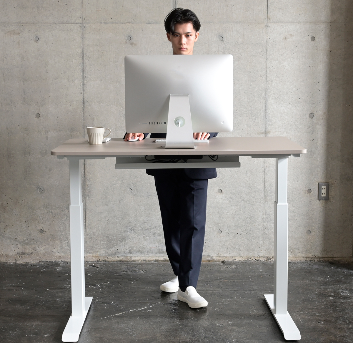 商品情報_電動昇降デスク／スタンダードモデル（薄型天板／幅100cm