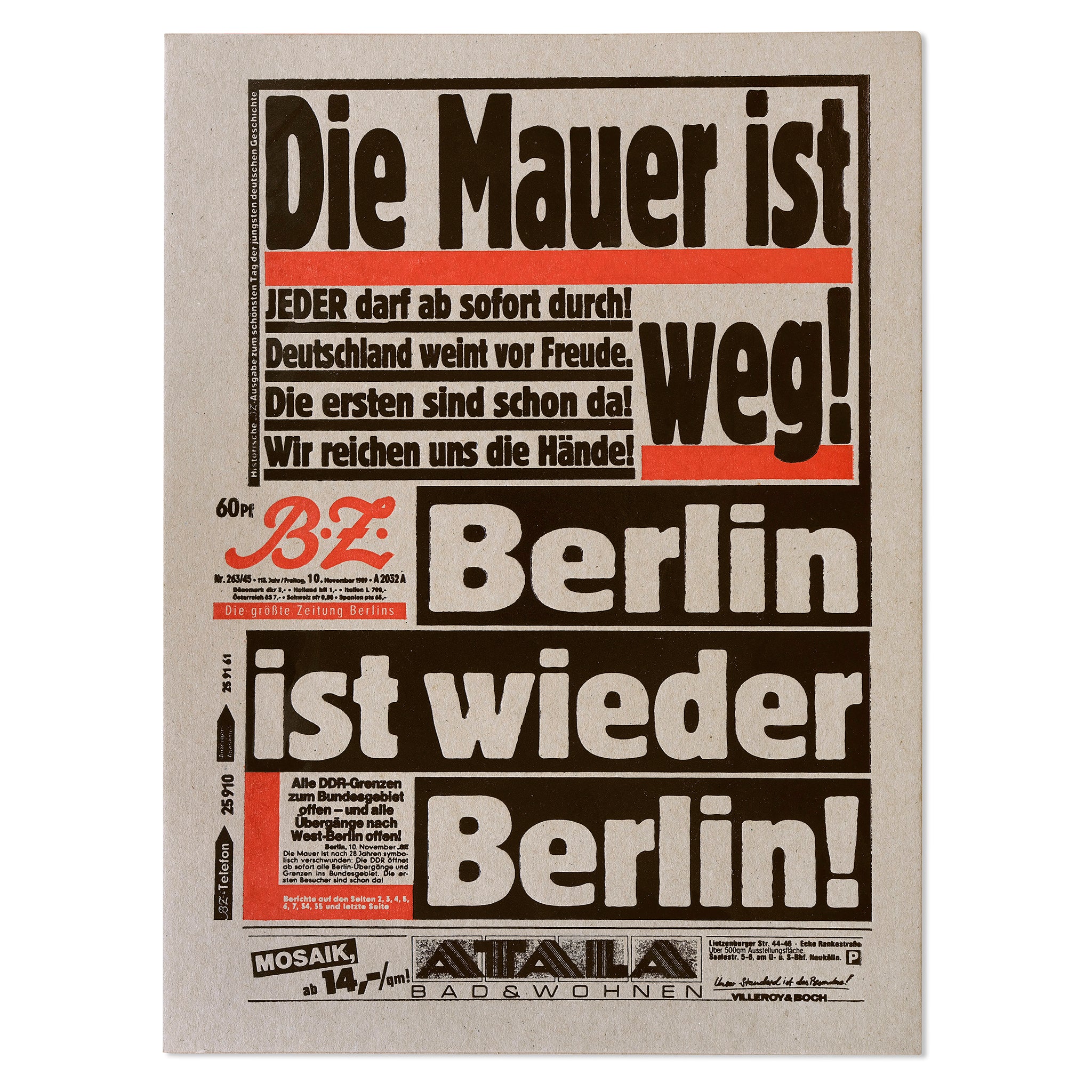 DIE MAUER IST WEG! – Mark Power Shop