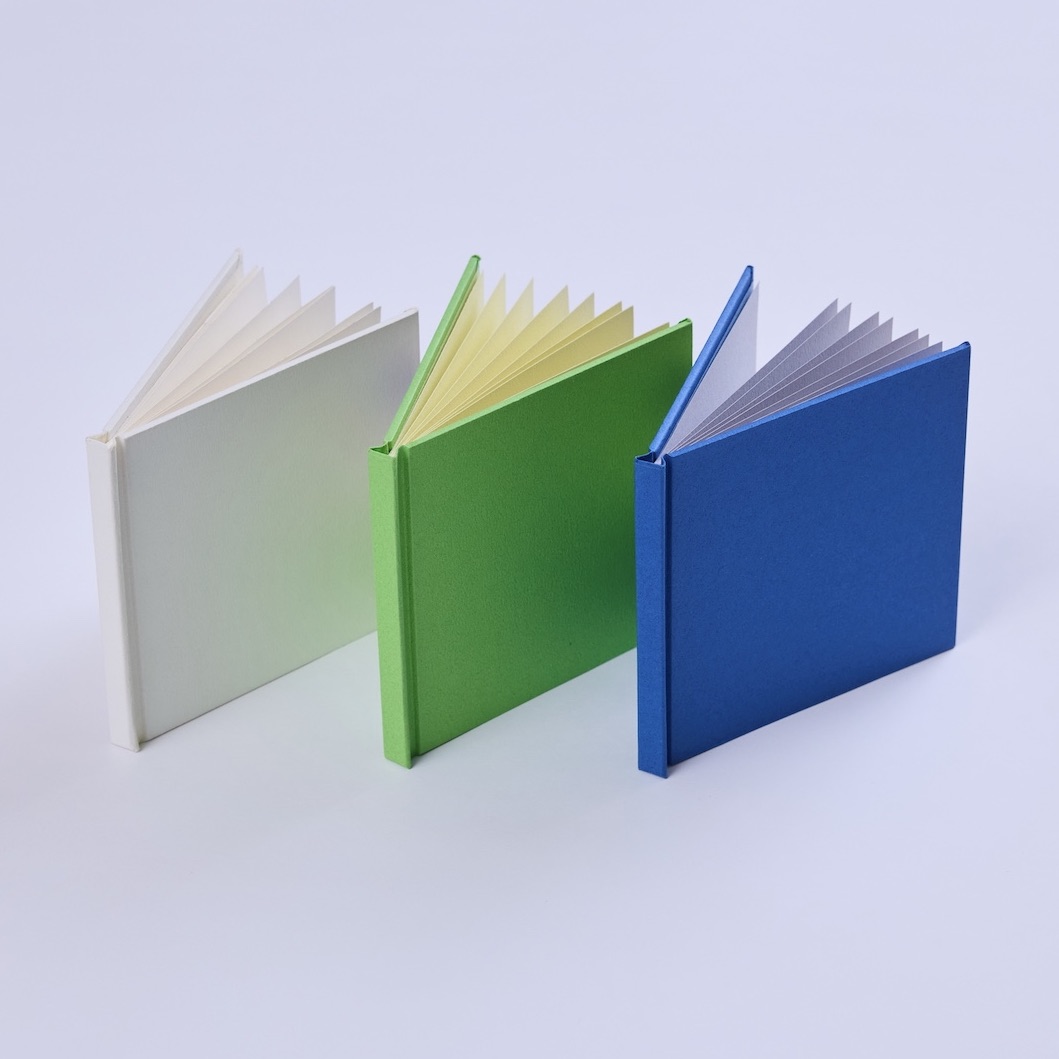 製本キットKURUMI 3冊セット（ライムグリーン / ネイビー / ホワイト