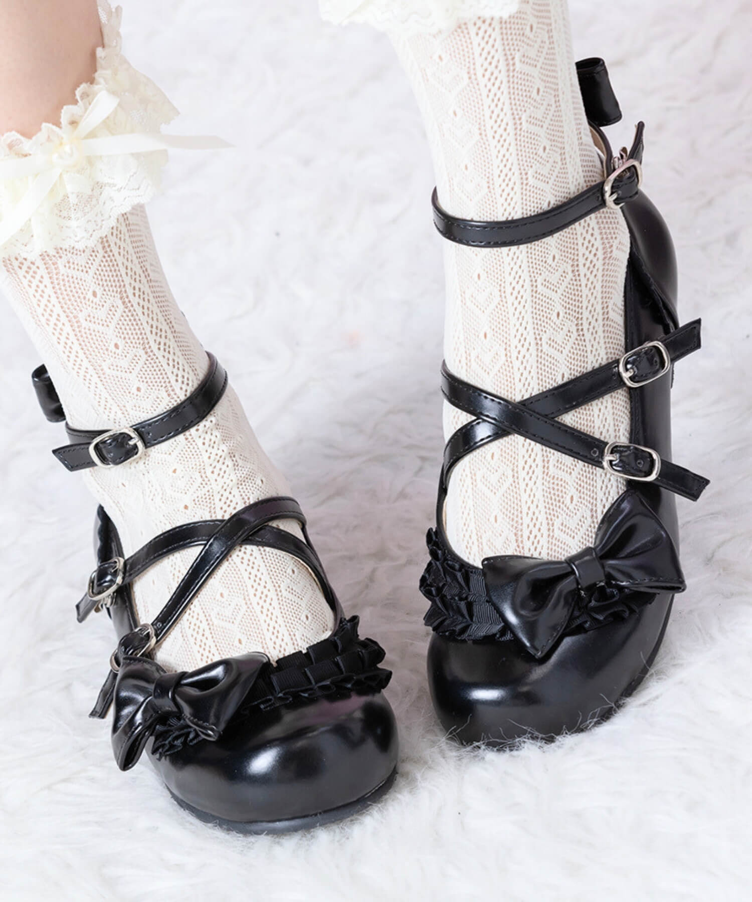 フリルリボンシューズ | BODYLINE & LunaBelle