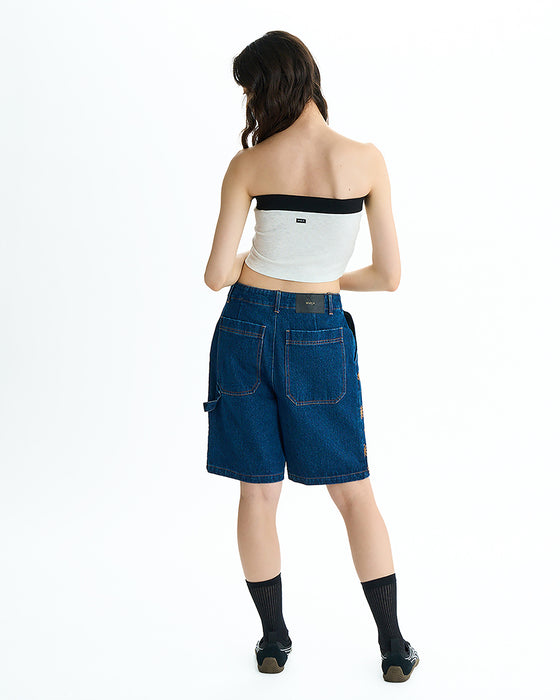 OUTLET】RVCA レディース MID RISE BERMUDA PANTS ショートパンツ