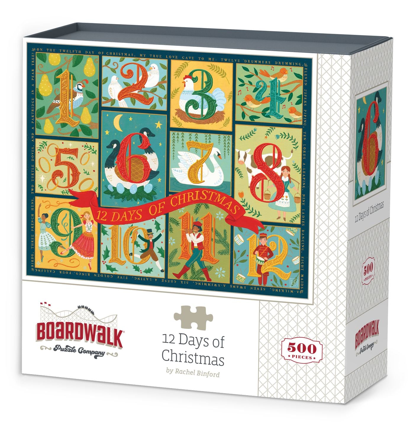 12 Days of Christmas | 500 Piece Boardwalk Jigsaw Puzzle