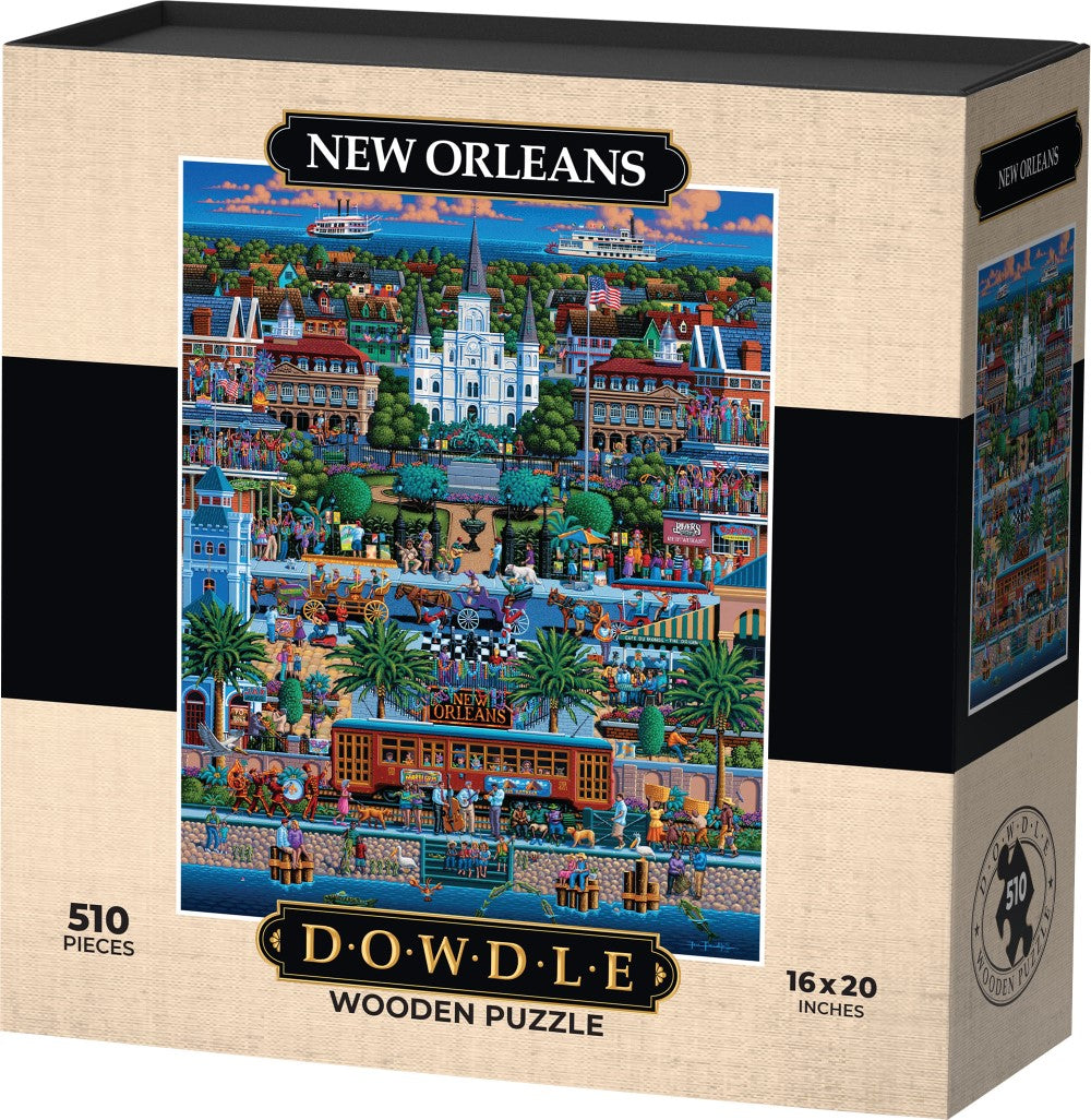 New Orleans - Wooden Puzzle | Dowdle Folk Art