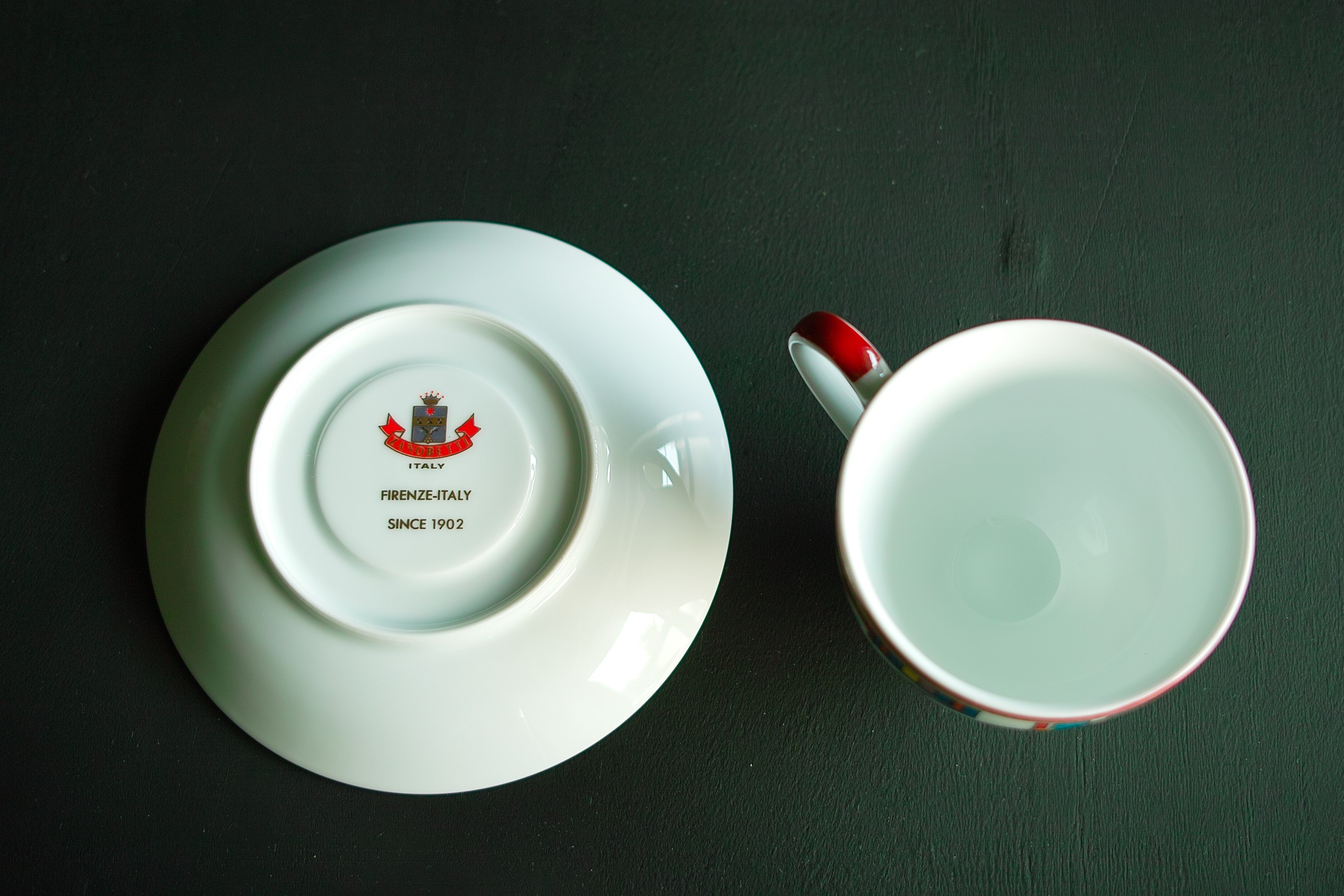 No.7219「カップ＆ソーサー：イタリア ZANOBETTI」SOLD | ボルトナット