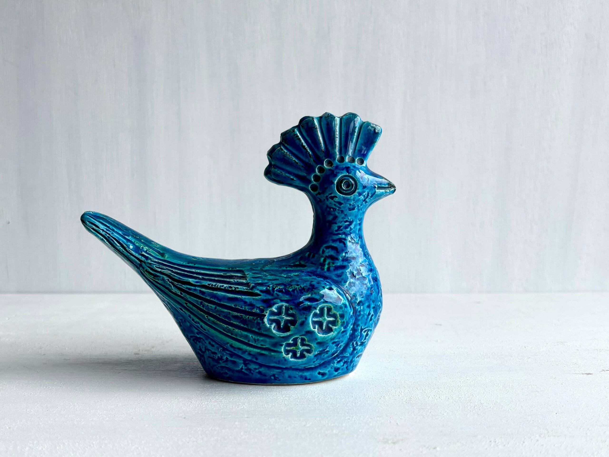 フレンチヴィンテージ カメオ アーリープラスチック ベイビーブルー