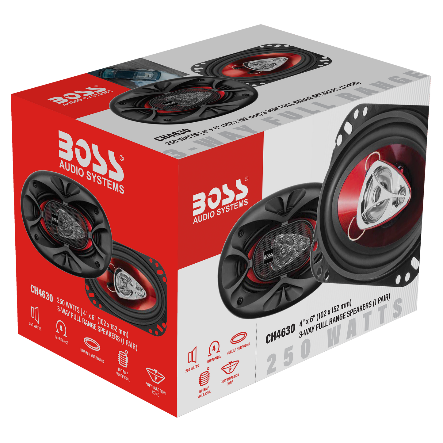 BOSS Audio Systems CH4630 Chaos Series 4 x 6 Inch Car Door