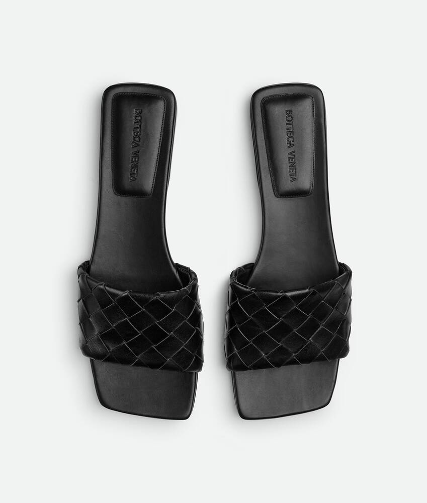 Women's Parco Flat Mule in Black | Bottega Veneta US