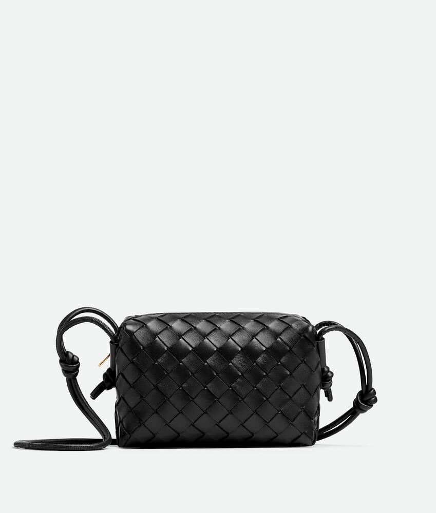 Women's Mini Loop Camera Bag in Black | Bottega Veneta US