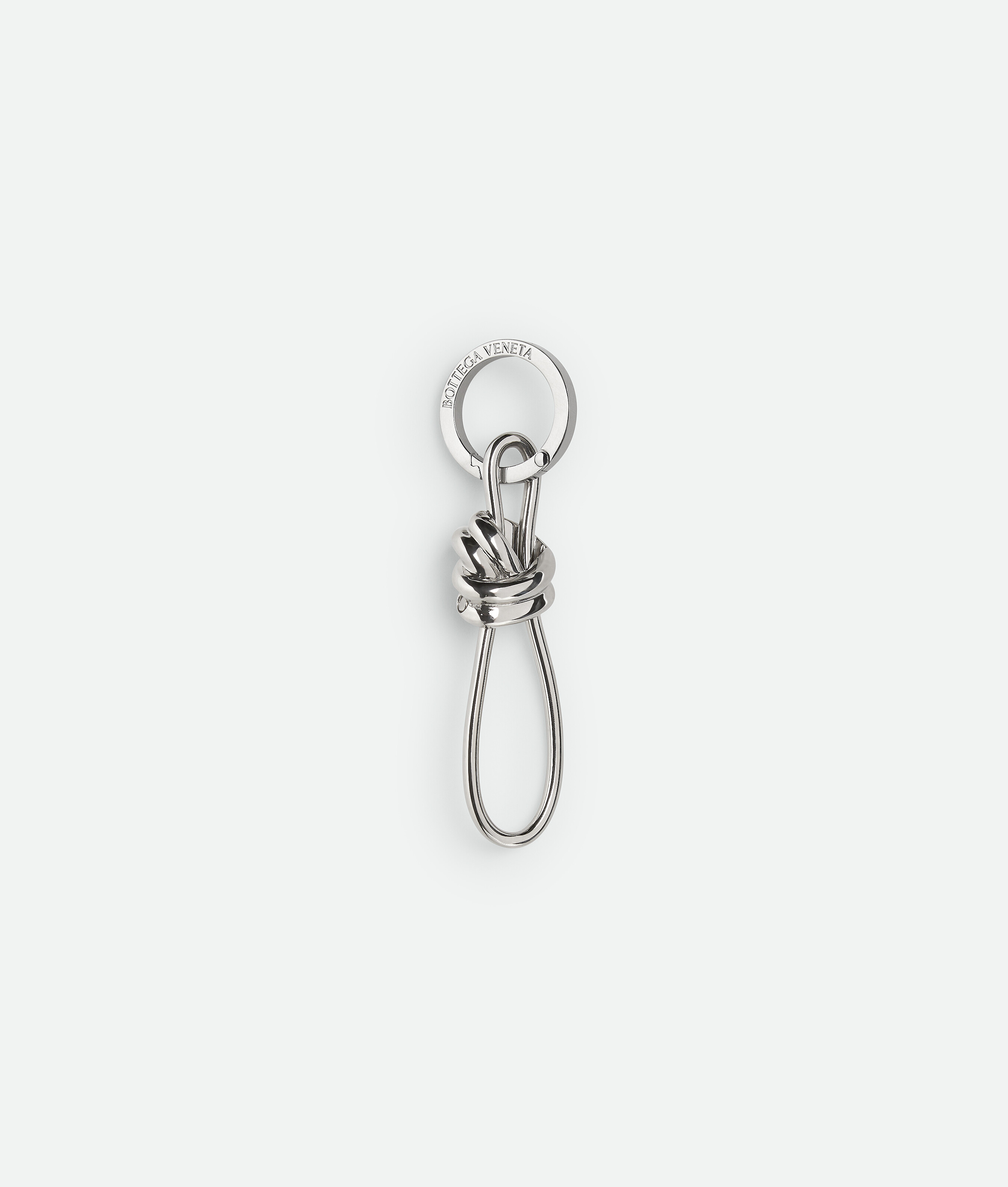 Women's Andiamo Key Ring in Silver | Bottega Veneta US