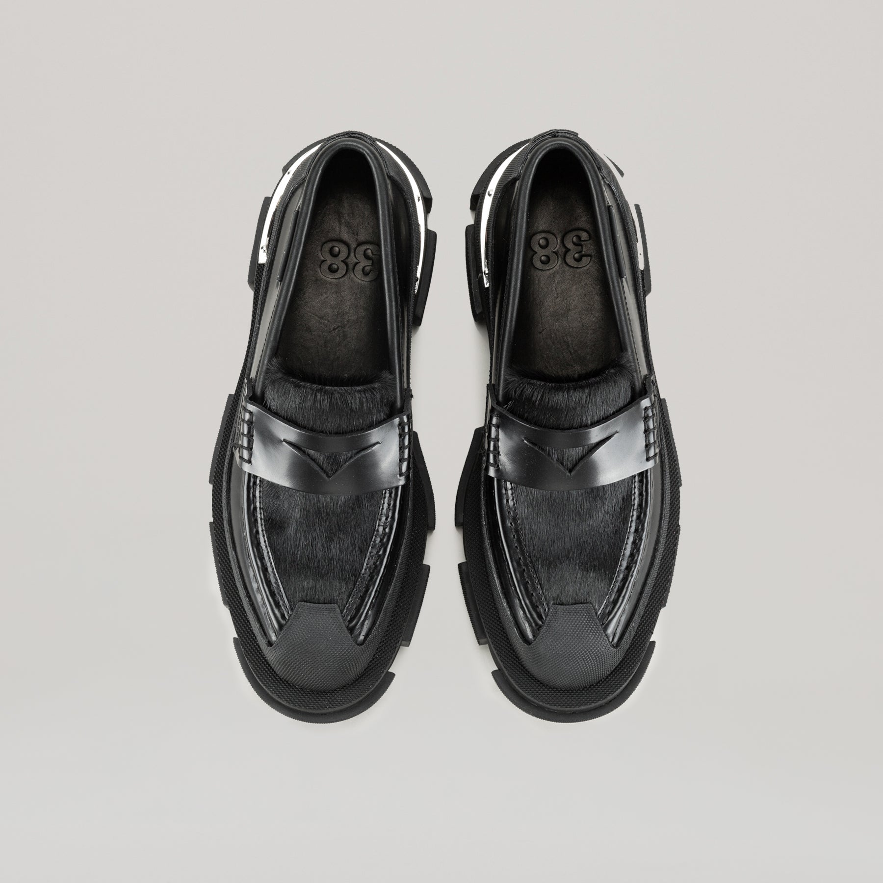 both - GAO LOAFER-BLACK/SILVER – both paris