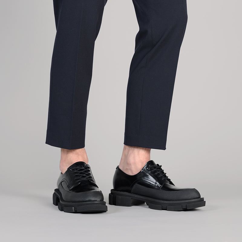 both - GAO DERBIES-SPAZZOLATO-BLACK – both paris