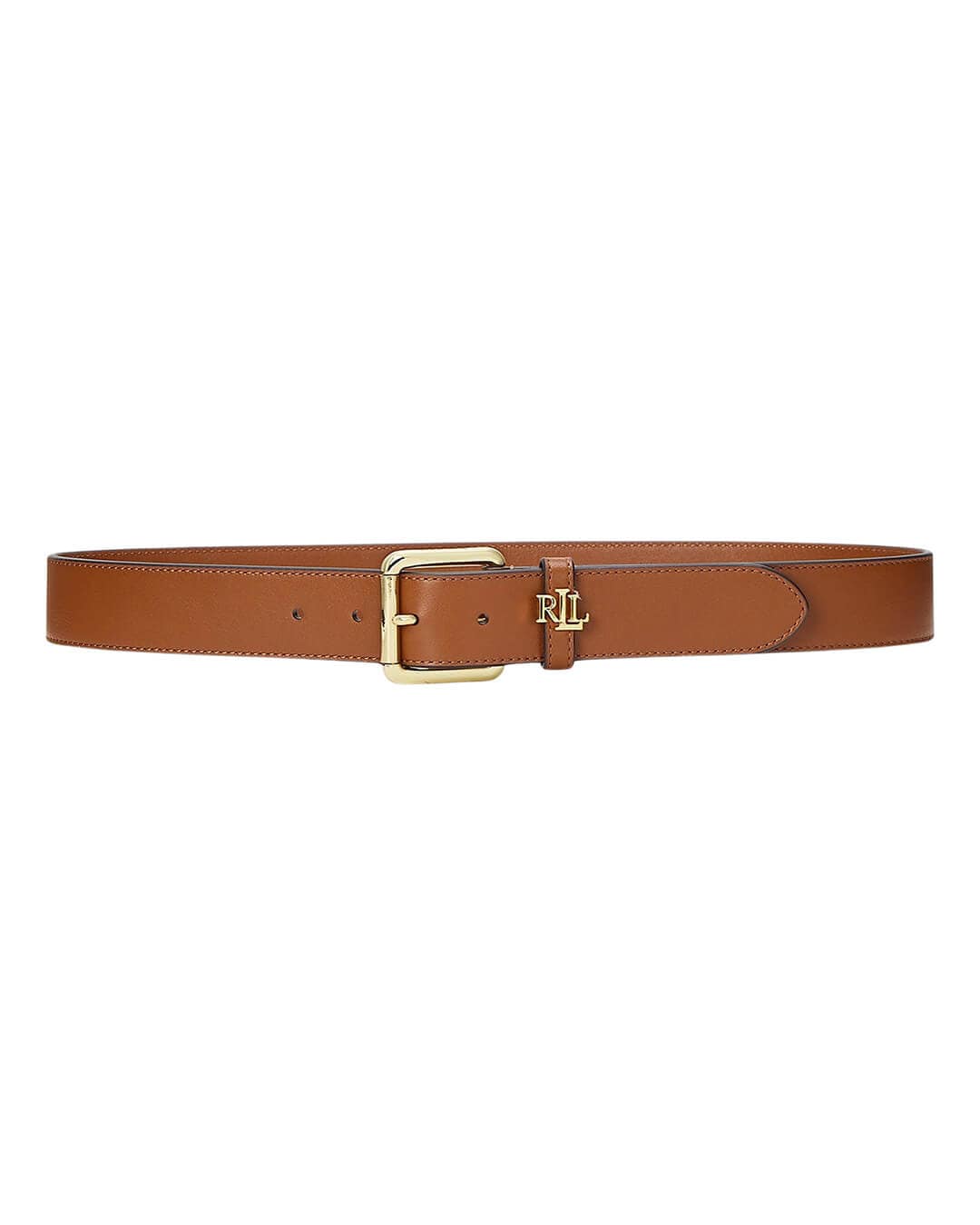 Lauren by Ralph Lauren Brown Medium Logo Keeper Belt - Bortex Fine
