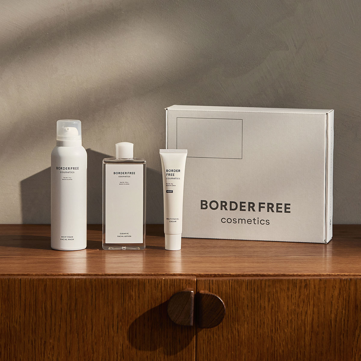 送料無料】BORDER FREE cosmetics セット（MOIST） | BORDER FREE