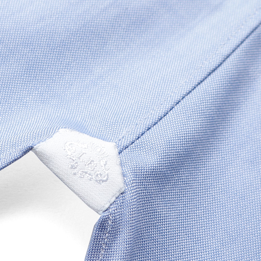 コットンピンポイントオックスホリゾンタルカラーシャツ／FELICE