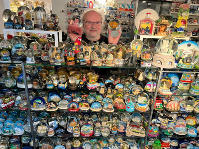Man sets world record for largest snow globe collection | National
