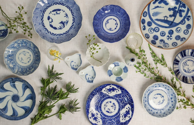 100年前の日本の食器たち 「吉祥寺PukuPuku」: 紙刷印判皿