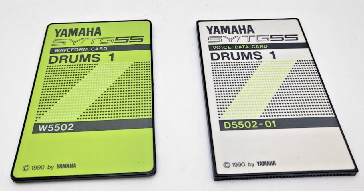 MATRIXSYNTH: Yamaha SY/TG55 VOICE DATA Cards