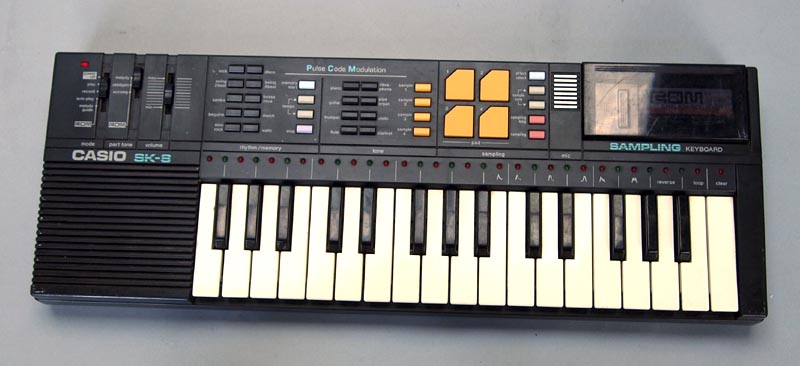 MATRIXSYNTH: Casio SK-8 Sampler with ROM Cartridge # RO-555