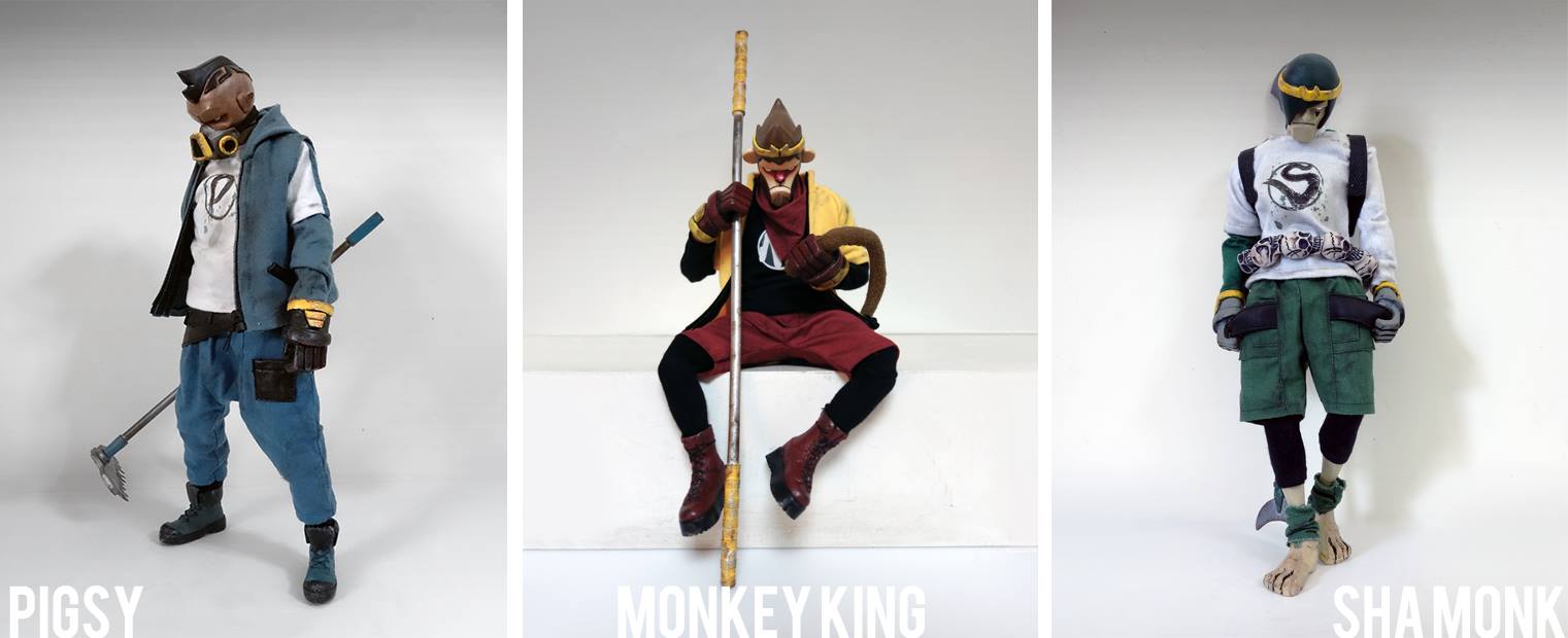 JTスタジオ 西遊記 Bull Red Kid 悟空 牛魔王1/6 フィギュア JT